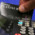Hand swiping credit card