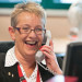 Woman at phone