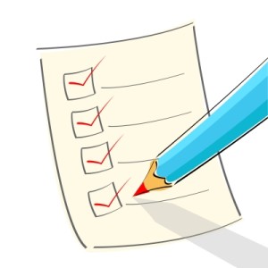 Right Sign checklist