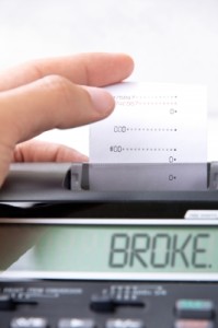 Concept Image Of Broke